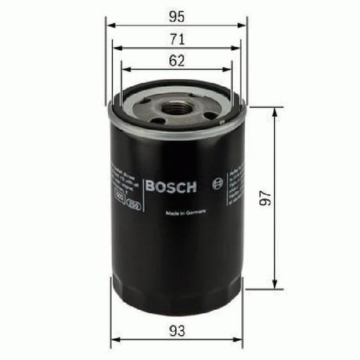 Filtro de Óleo BOSCH P2003 (N.º de Artigos: 0986452003) Bosch - Circulação de óleo do motor do veículo - filtro de óleo, bosch p2003, 0986452003, proteção do motor