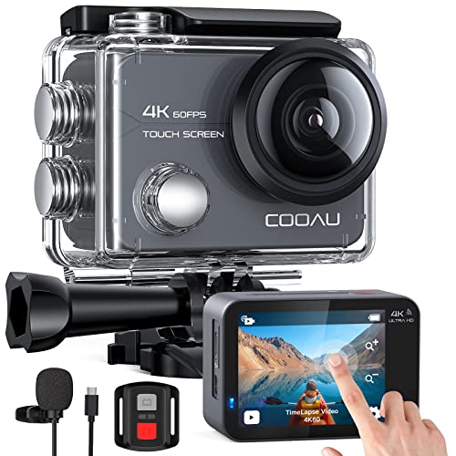 Action Cam COOAU Cooau-AC100 (4K - 20 MP - Até 120 min de autonomia) COOAU - Acessórios para telemóveis - 4k, 20 mp, 120 min autonomia, zoom 120x