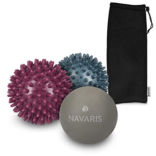 Conjunto de 3 Bolas de Massagem NAVARIS Navaris - Massageadores - massagem, conjunto, bolas