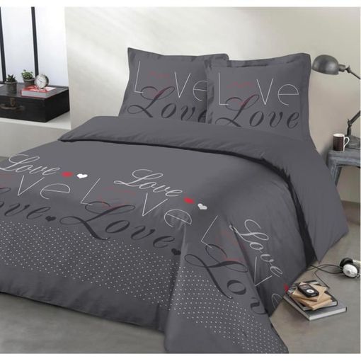Conjunto edredões VISION Love (240x260 cm) VISION - Capas de edredão - 240x260 cm, algodão muito teixeiro, oeko-tex, lavável à máquina