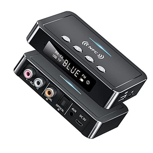 Adaptador Bluetooth 5.0 Transmissor e Receptor com Nfc Yunseity - Acessórios de computador - bluetooth, nfc, transmissor, receptor