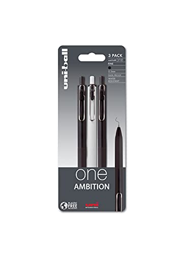 Esferográfica UNI-BALL On Point One Gel (Preto - Tinta Gel) Mitsubishi Pencil Company - Canetas - tinta gel, ponta retrátil, traço fino
