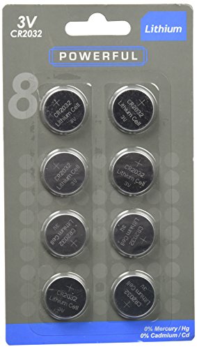 Pilha CR2032 (3V) - 8 unidades - Blister-8 POWERFIL - Baterias - litio, 3V, cr2032, 220 mAh