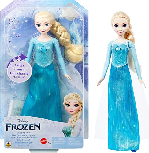 Boneca DISNEY FROZEN Musical Elsa (Idade Mínima Recomendada: 3 anos) Mattel - Brinquedos - musical, Elsa, 3 anos