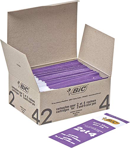 Recargas para Canetas de Tinta Permanente BIC Velleda Azul Medio (50 unidades) BIC - Tinta e recargas de caneta - tinta permanente, 50 unidades, azul médio, projetos criativos