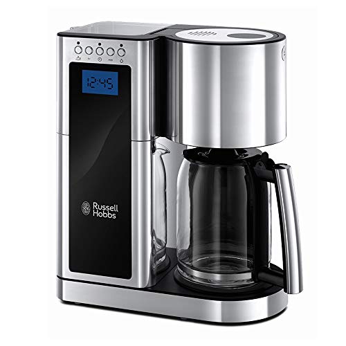 Máquina de Café Russell Hobbs Elegance | Aço inoxidável Russell Hobbs - Cafeteiras de filtro - máquina de café, aço inoxidável