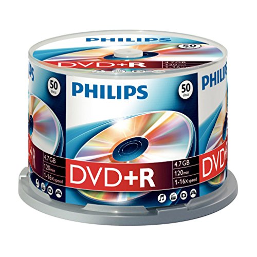 Philips Dr4S6B50F/00 Disco Ótico Dvd+R 4.7 Gb 50 Unidades Philips - Mídias vazias - DVD-R, 4.7 gb, 50 unidades, 16x
