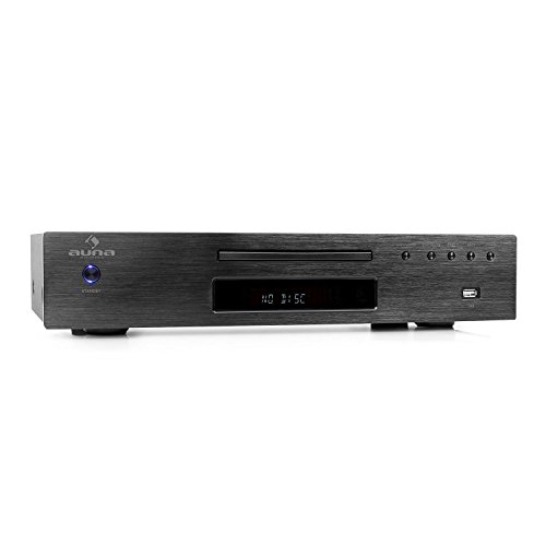 Aparelhagem Hi-Fi AUNA AV2-CD509 (Preto - 20 W) AUNA - Áudio - cd, mp3, usb, 20 w