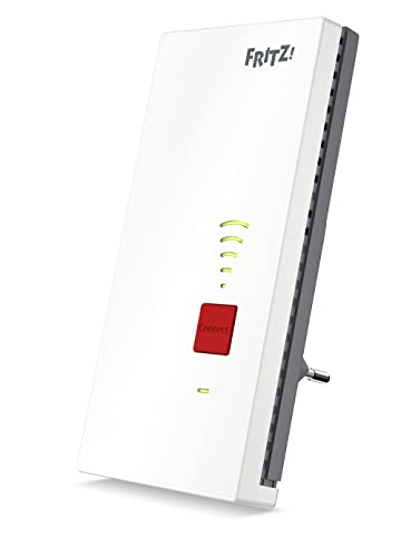 Fritz!Repeater Repeater 2400 Router Sem Fios Gigabit Ethernet Dual-Band 2.4 Ghz / 5 Ghz Preto AVM - Redes - sem fio, dual-band, gigabit ethernet, preto