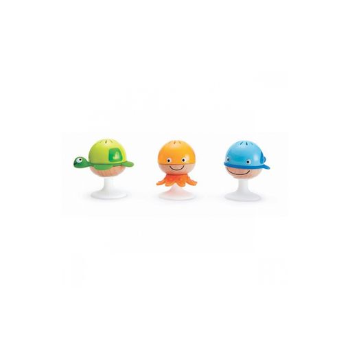 Jogo Didático HAPE Wooden Baby Toy Set Whales HAPE - Brinquedos - madeira, ventosas, audição, desenvolvimento
