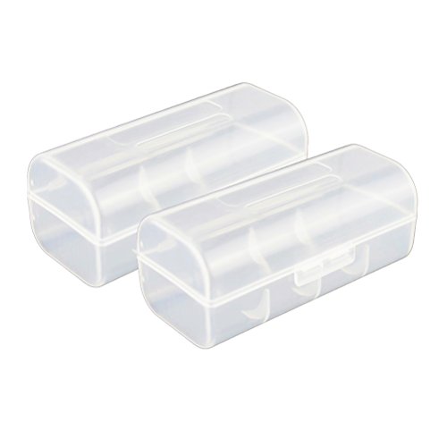 Caixa de Transporte para Baterias Recarregáveis OUNONA - Baterias - plástico, transparente, anti-vibratório, reciclável