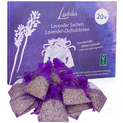 Sacos Lavanda Seca 20X Saquitos Para Armário Cama E Guardarropa LAVODIA - Aromatizadores de ambiente - lavanda, seca, armario, cama, guardarropa