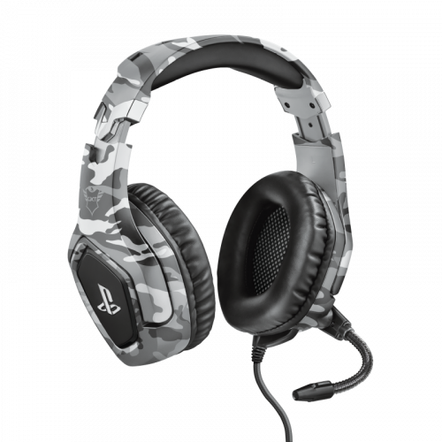 Auscultadores com Fio TRUST Gxt 488 (On Ear - Microfone - Cinzento) Trust - Fones de ouvido e headsets - on ear, microfone, cinzento
