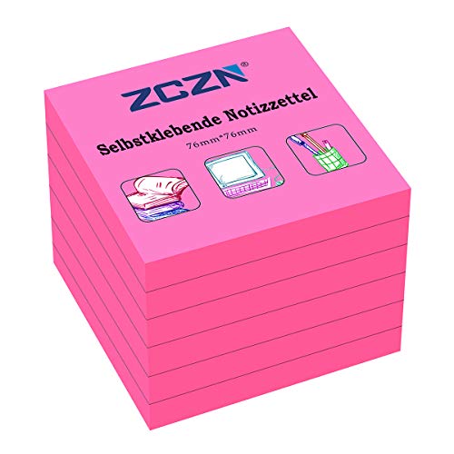 Bloco de Notas Autocolante ZCZN 3M Fuchsia ZCZN - Notas autoadesivas - fuchsia, multicolor, resistente à água