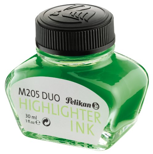 Tinteiro PELIKAN Verde Fluorescente (Recondicionado Como Novo) Pelikan - Recargas de tinta para marcadores e marcadores fluorescentes - verde fluorescente, recondicionado, 30 ml, compatível