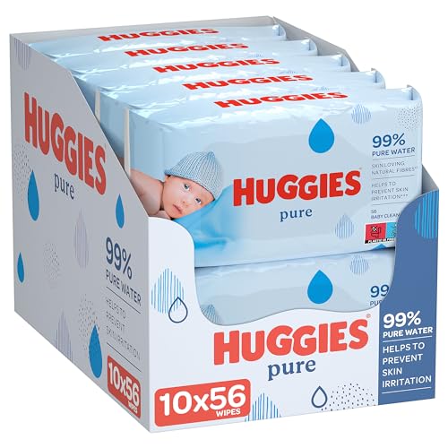 Toalhitas Huggies Premium Touch 10X56 Unidades HUGGIES - Banho e corpo - premium, 10 unidades, materiais premium