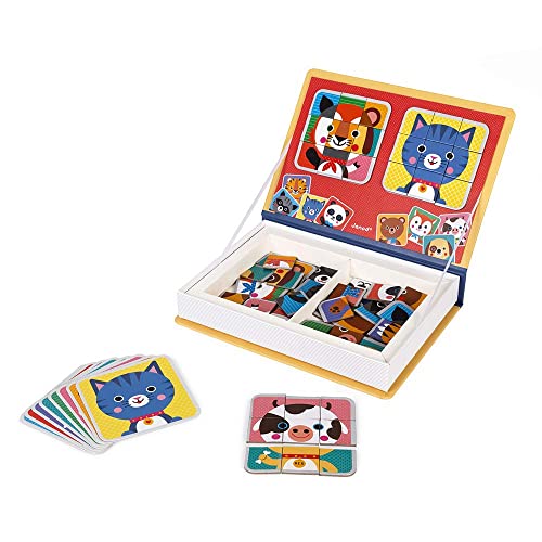 Jogo Magnético JANOD Magnéti'Book Mix & Match Juratoys - Brinquedos - 