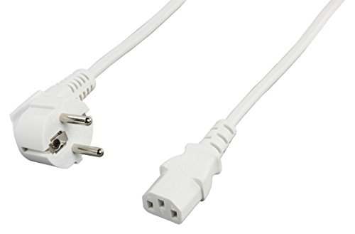 Cabo de Energia VALUELINE (Schuko - 2 m) Valueline - Adaptadores de energia e carregadores - schuko, 2 m, masculino/feminino
