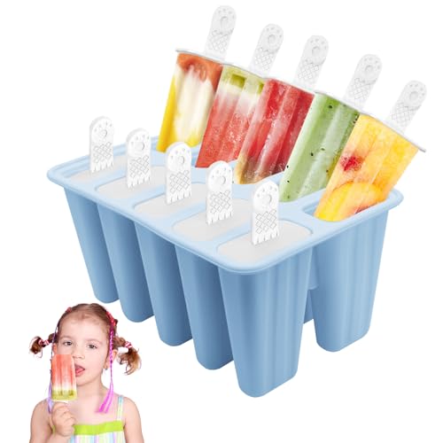 Molde para Sorvetes SILIKON CREATIVE 10 Azul Horuili - Formas de cozinha - silicone, 10 compartimentos, respetuoso com o meio ambiente