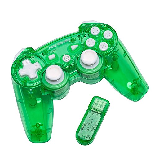 Comando PS3 ROCK CANDY Green (Wireless) PDP - Controladores de jogo - sem fio, PS3, wireless, recarregável