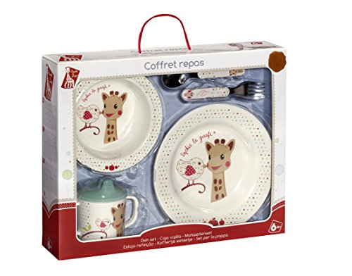 Conjunto de Refeição para Crianças SOPHIE LA GIRAFE Vulli - Jogos de jantar - plástico, pratos, copos, utensílios