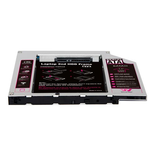 Caixa para disco interno WOXTER Caddy 20 Woxter - Acessórios de disco rígido - 2,5 polegadas, sata, caddy