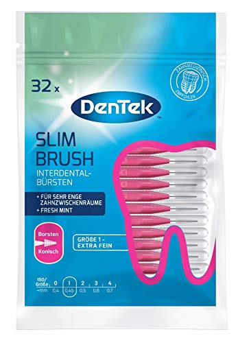 Escova de Dentes Elétrica DENTEK Slim Brush Extrafine (32 Un) DenTek - Escovas de dentes - elétrica, extrafina, 32 unidades