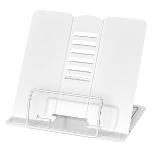 Suporte Livros NEWPOP Branco (Metal) Newpop - Suportes de livros - branco, metal, fácil transporte, aptas solo