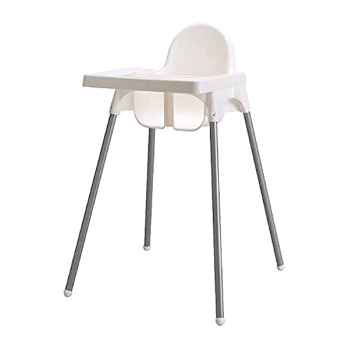 Cadeira de Refeição ANTLIP 1TAL-AG (Branco - Alumínio) Ikea - Cadeiras altas e assentos elevatórios - branco, alumínio, refeição