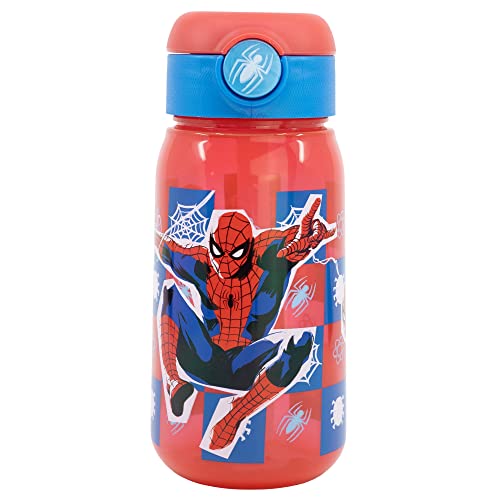 Garrafa de Água STOR Marvel Spiderman (510ml) Stor - Garrafas de água - plástico, tampão, bocal de paixão, 510ml
