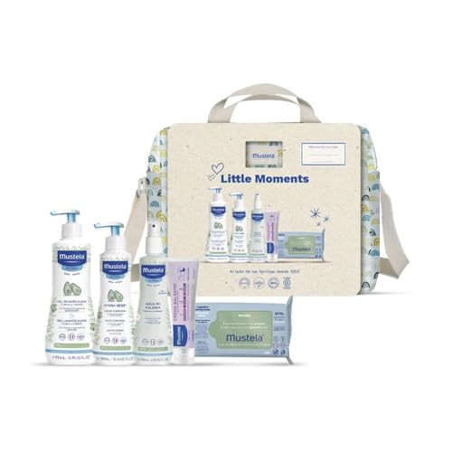 Saco de Transporte para Animais de Estimação ARCOIRIS Little Moments Mustela - Conjuntos de presente para bebê - poliéster, colorido, pequeno, grande