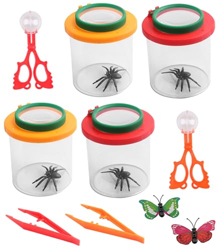 Caixa SOSINYA de Insetos de Aumento Visor de Insetos de Bicho Contenedor de Lupa de Inseto SOSINYA - Kits de coleta de insetos - insetos, visor, lupa