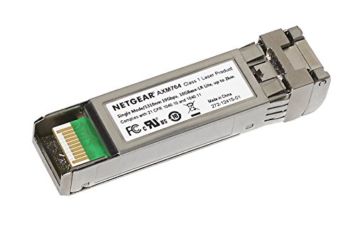 Módulo de rede NETGEAR 10GBASE-LR Lite SFP+ Netgear - Redes - fibra óptica, single-mode, 10 gbps, lc