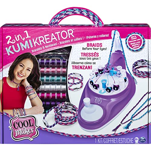 Cool Maker Kumi Kreator Deluxe Kit de Bijoux 3-en-1 pour Enfants à partir de 8 Ans Cool Maker - Materiais de arte e artesanato - kit, bijou, crianças, 8 anos
