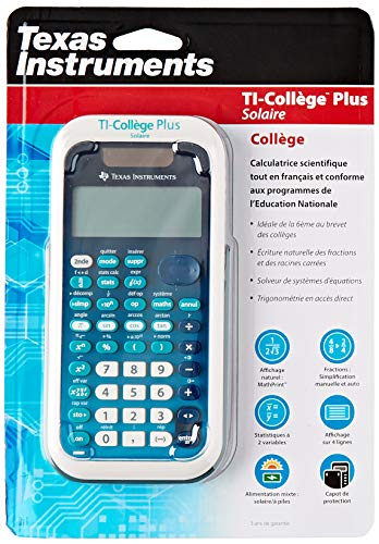 Calculadora Científica TEXAS INSTRUMENTS TI COLLEGE PLUS Texas Instruments - Calculadoras - calculadora cientifica, texa instruments, ti college plus, recarregável, energia solar