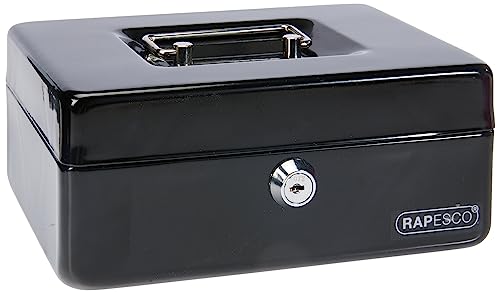 Caixa para Chaves RAPESCO SB0008B1 (Preto) Rapesco - Caixas de dinheiro - aço, preto, 195x95x60mm, 12kg