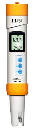 Medidor de pH HMD PH-200 (Até -20 °C - Até 80 °C) HM Digital - Equipamento de laboratório - ph, -20 °C, 80 °C