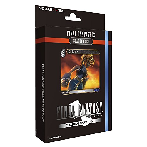 Jogo de cartas SQUARE ENIX Final Fantasy IX Ffix TCG (9) Starter Set Deck Square Enix - Livros - 30 cartas, 2 figuras, guia do jogo