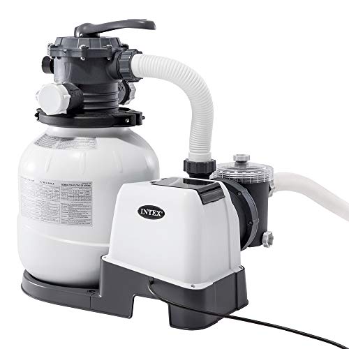 Filtro de Areia para Piscina Tubular INTEX Krystal Clear (600L) INTEX - Filtros para piscinas e spas - 600L, 9.900 L/H, automático, areia de sílice
