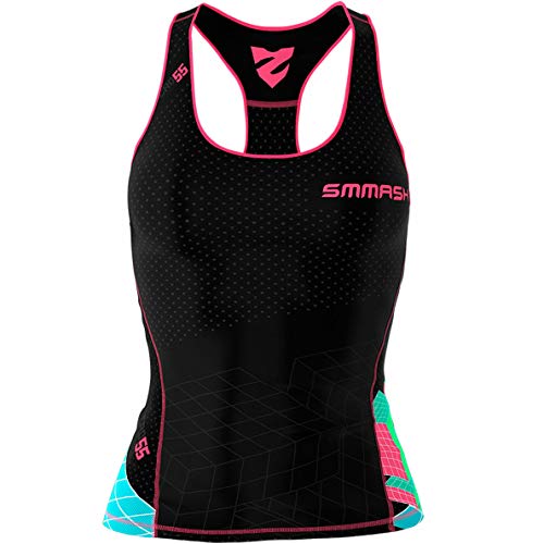 T-shirt para Mulher SMMASH X-Wear Go Candy Preto para Fitness (S) SMMASH X-WEAR - Roupa - fitness, preto, mulher, tamanho S