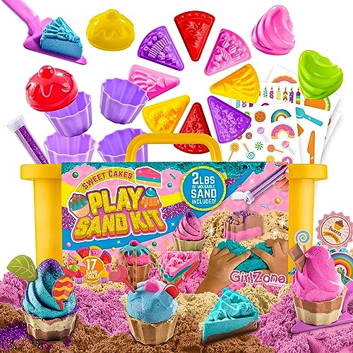 Kit de areia mágica para crianças GIRLZONE GIRLZONE - Massa de modelar e putty - areia, mágica, crianças, girlzone