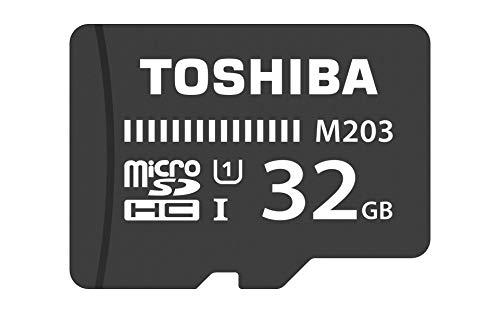 Cartão de Memória TOSHIBA M203, 32 GB, microSDXC Toshiba - Cartões de memória flash - 32 GB, MicroSDXC, uhs-i, 100 MB/s