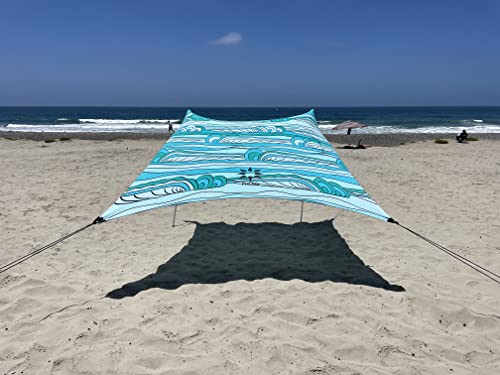 Tenda de Campismo Neso Tents Beach com Anel de Areia e Chapéu de Sol Portátil Neso - Barracas - 3 pés, resistente à água, protecção solar, portátil