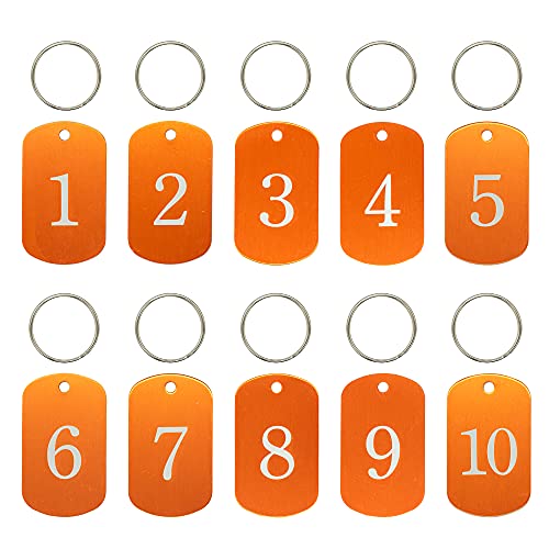 Etiqueta para Identificação com Chave 25 Unidades Laranja StayMax - Porta-chaves - etiquetas, identificação, chave, papel laminado, resistente à água