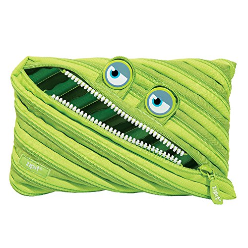 Bolsa de Ombro NIKIDOM Wildlings Jumbo Pouch Clip Strip ZIPIT - Estojos para canetas e lápis - divertida, colorida, tampa de borracha, 15x23cm