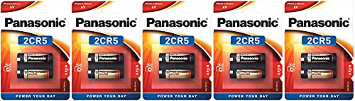 Pilha Recarregável PANASONIC 2CR5/9V (6 V) Corp. Panasonic - Baterias - litio, cilíndrico, 6v, 2200mAh