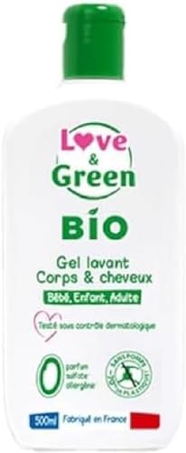 Gel de Corpo LOVE & GREEN Love And Green (200 ml) LOVE & GREEN - Banho e corpo - 200 ml, hidratação, extractos naturais, pele delicada