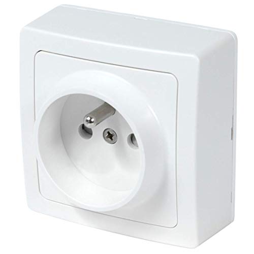 Tampa de caixa para interruptor DEBFLUX 746806 Debflex - Fontes de alimentação elétrica - tampa, caixa interruptor, 65 mm, branco, instalações elétricas