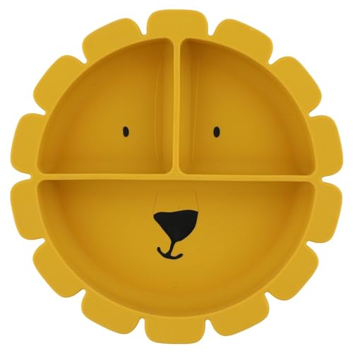 Prato TRIXIE Mr. Lion (Silicona - Multicor) Mellis BV - Cozinha & sala de jantar - silicone, multicor, 3 compartimentos, resistente à água