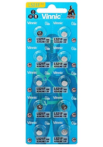 Pilhas Não Recarregáveis VINNIC Batería botón L521f Vinnic - Baterias - 1100 mAh, litio, botão L521f, telemóvel